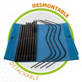 Lealnik Aktive Bl� Foldbar 180 x 18 x 60 cm (6 enheder) #4