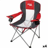 Sammenklappelig campingstol Aktive Mrkegr Rd 56 x 98 x 59 cm (4 enheder) #1