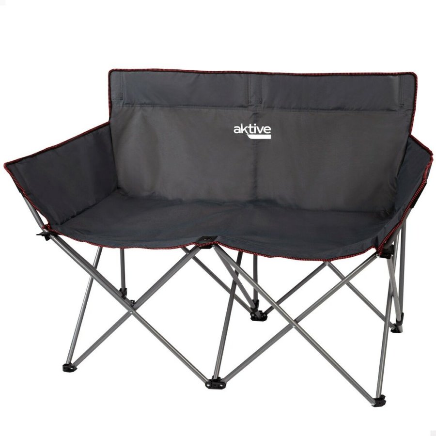 2 personers sofa Aktive Sort Foldbar 107 x 88 x 63 cm (2 enheder) #3