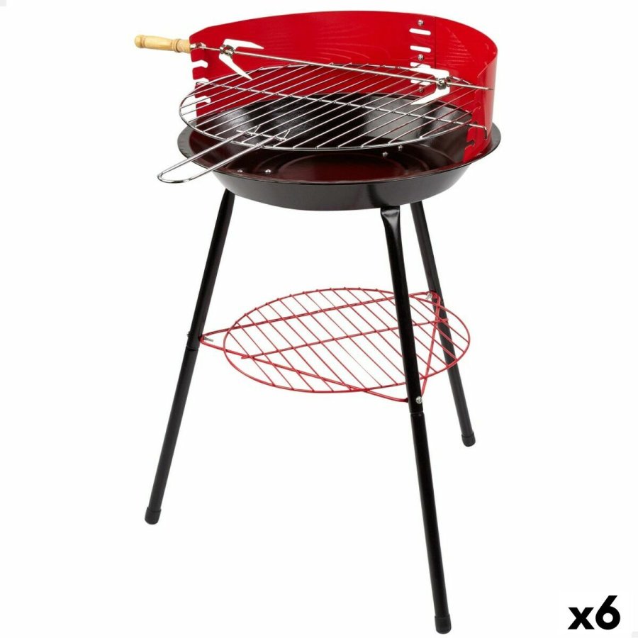 Havegrill Transportabel Aktive Tr Jern  38 cm 37 x 61 x 45 cm (6 enheder) Rd #1