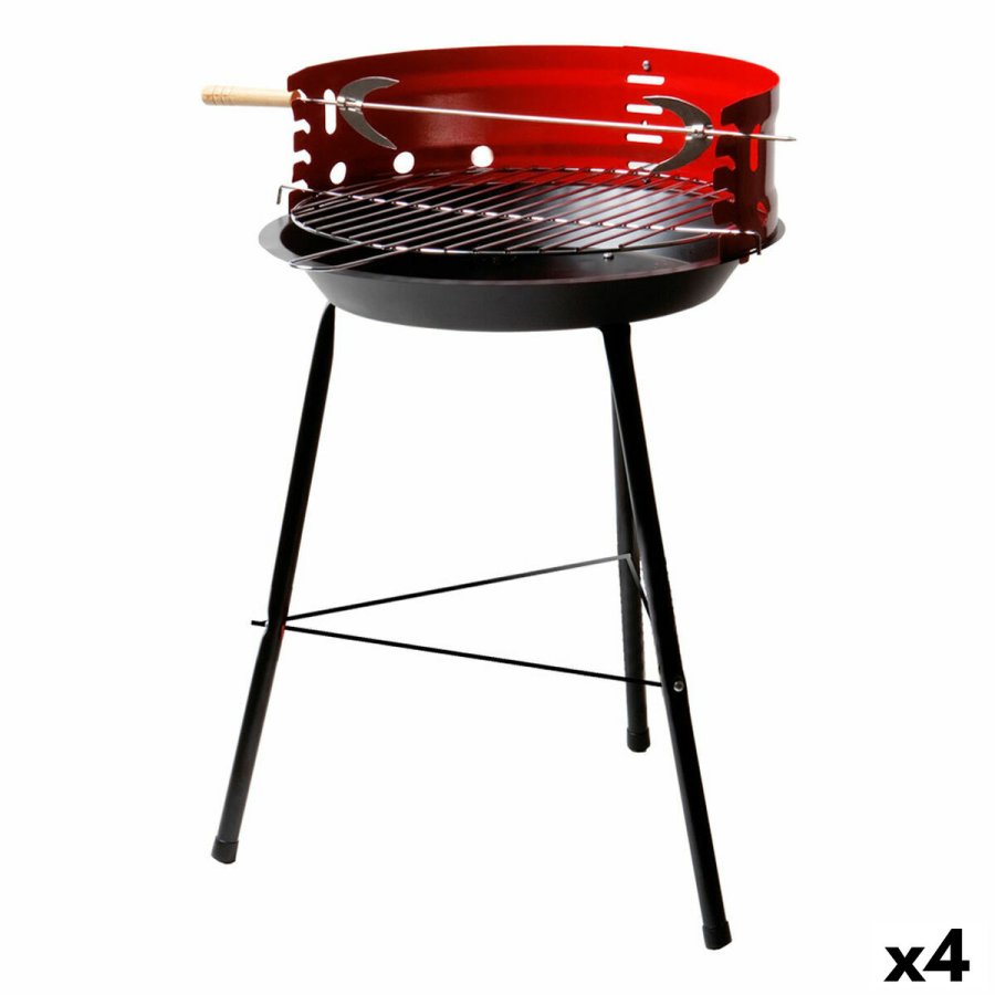 Havegrill Transportabel Aktive Tr Jern 37,5 x 70 x 38,5 cm (4 enheder) Rd #1