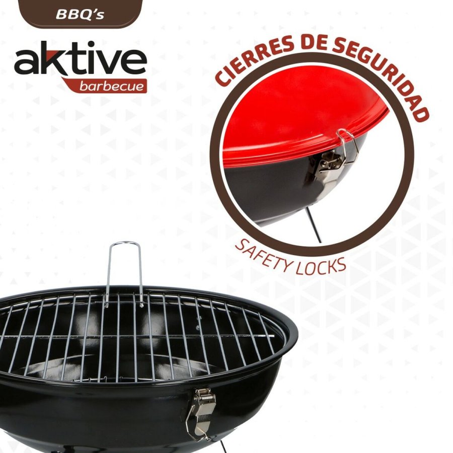 Havegrill Transportabel Aktive Emaljeret metal  36 cm 36 x 44 x 36 cm (4 enheder) Rd #13