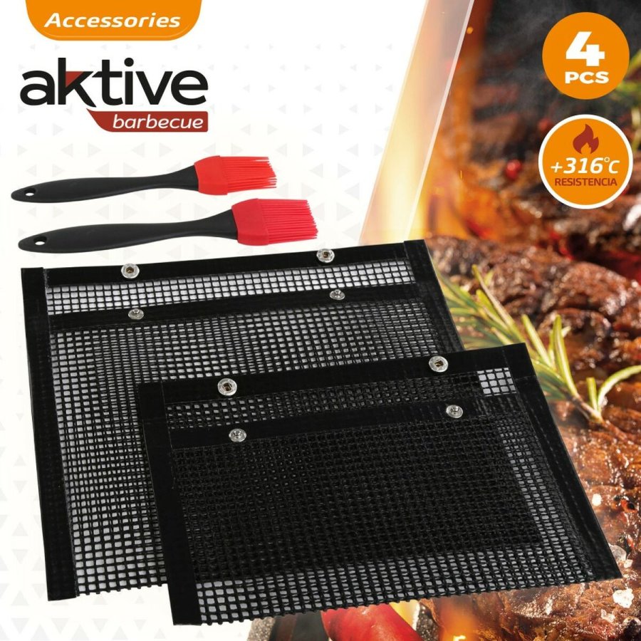 Havegrill Transportabel Aktive Silikone Plastik 27 x 24,5 x 0,4 cm #9