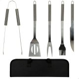 Grillredskaber Aktive Silikone Rustfrit stl 12 enheder 7,5 x 35 x 1,9 cm (5 Dele) #5