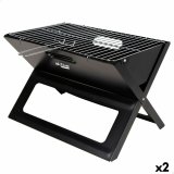 Havegrill Transportabel Aktive Sort Stl Jern 45 x 30 x 29 cm #1