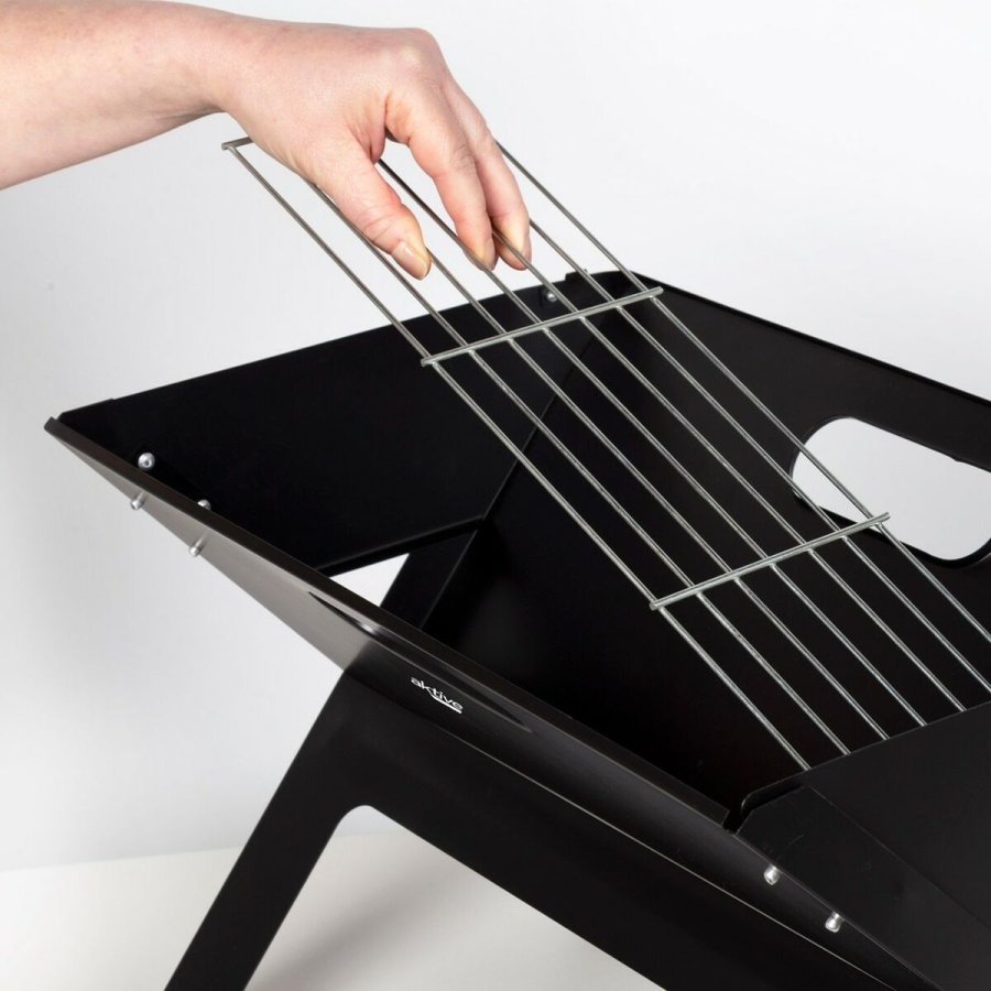 Havegrill Transportabel Aktive Sort Stl Jern 45 x 30 x 29 cm #21