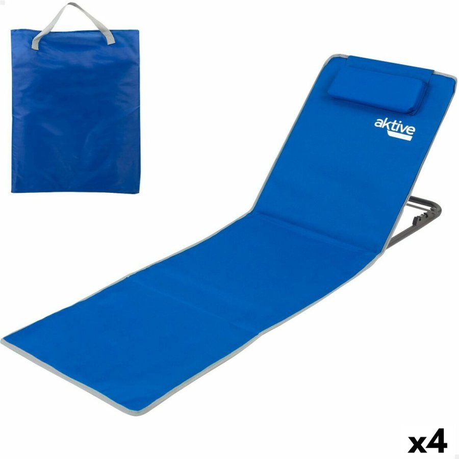 Mtte Aktive Indstillelig 147 x 55 x 48 cm PVC 600D Bl Stl Svamp (4 enheder) #1