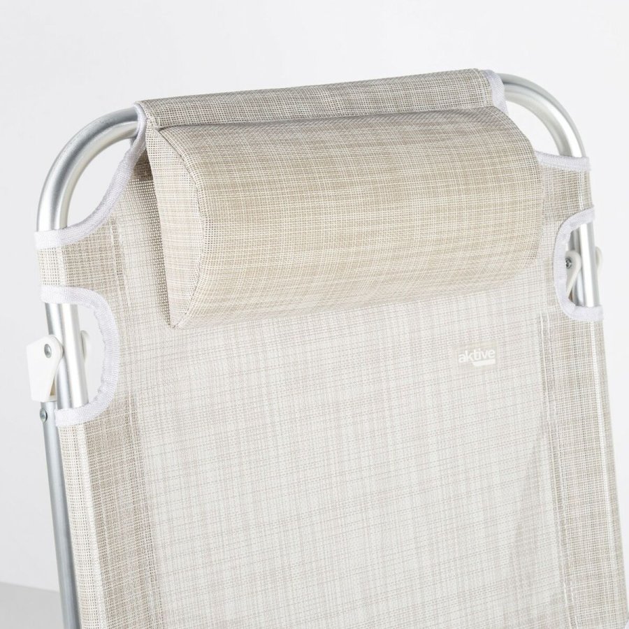 Polstrede Campingstol Aktive Ibiza 48 x 90 x 60 cm (2 enheder) #4