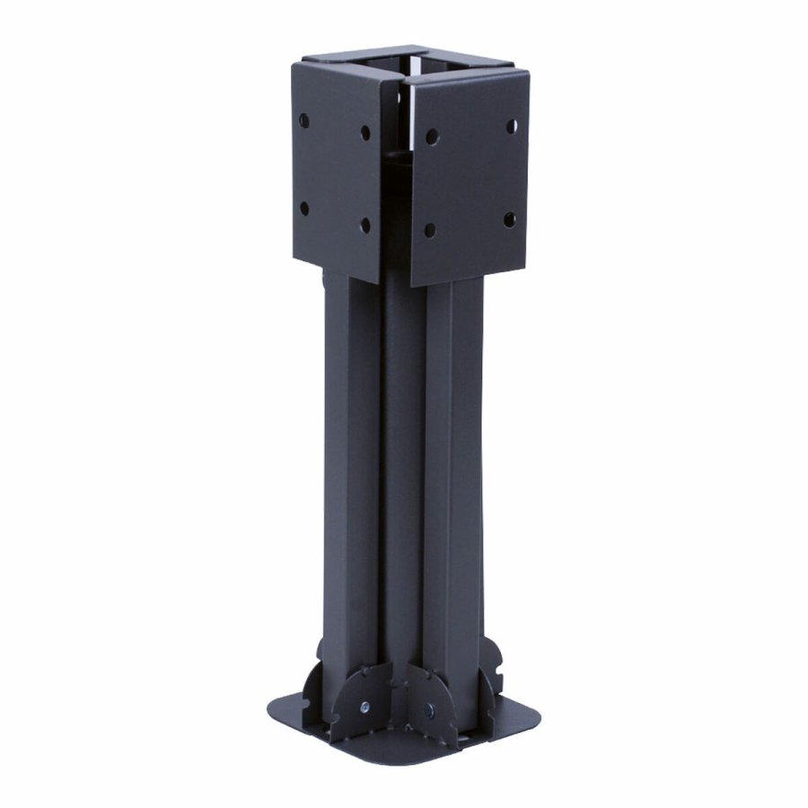 Fod for strandparasol Aktive 86 x 34 x 86 cm Sort Metal (2 enheder) #3