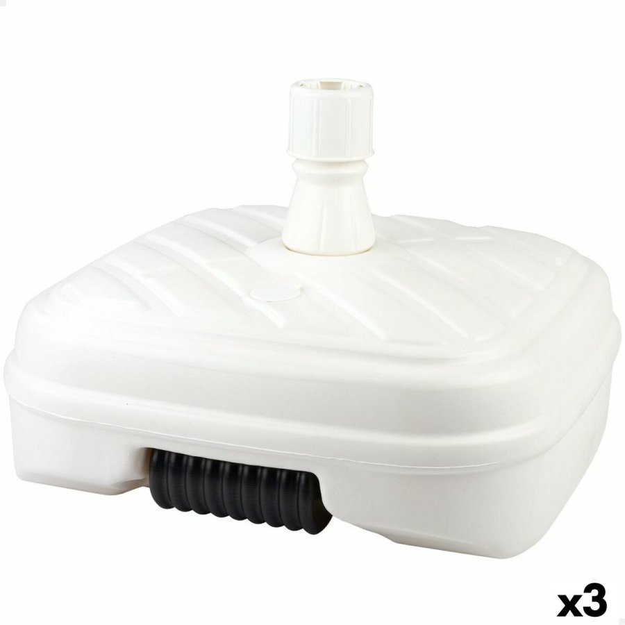 Fod for strandparasol Aktive Hvid Plastik 56 x 40 x 56 cm (3 enheder) #1