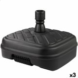 Fod for strandparasol Aktive Antracit Plastik 56 x 40 x 56 cm (3 enheder) #1