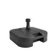 Fod for strandparasol Aktive 44,5 x 12,5 x 44,5 cm Sort Plastik #1