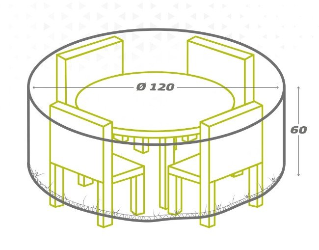 Beskyttende case Aktive � 120 cm Tabeller 120 x 60 x 120 cm (6 enheder) #4