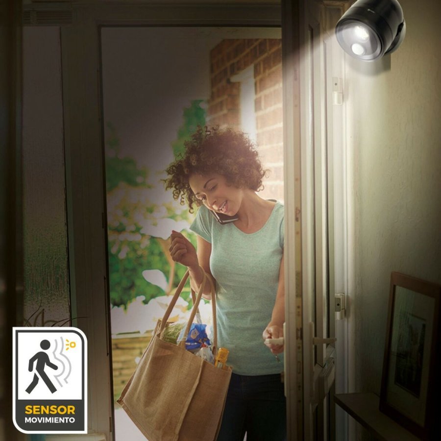 LED-lys med bev�gelsessensor Aktive Plastik 10,5 x 12,5 x 13,5 cm (12 enheder) #5