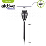 S�t med solcellelamper til haven Aktive Plastik 7,5 x 50 x 7,5 cm (4 enheder) #7