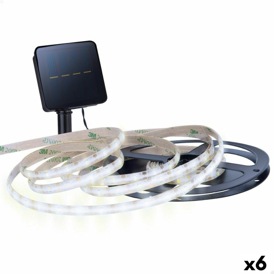 Lysstrimmel Aktive LED Hvid Have 3 m (6 enheder) #1
