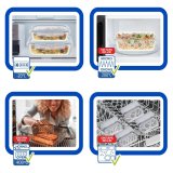 St med stabelbare hermetiske kkkenbeholdere Max Home 6 enheder 23 x 7,5 x 17,5 cm #6