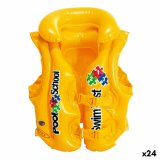 Oppustelig svmmevest Intex 50 x 47 x 40 cm (24 enheder) #1