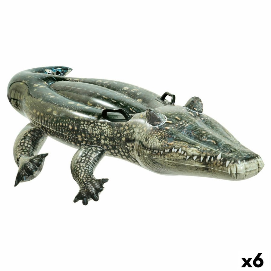 Oppustelig Figur til Pool Intex Krokodrille 86 x 20 x 170 cm (6 enheder) #2