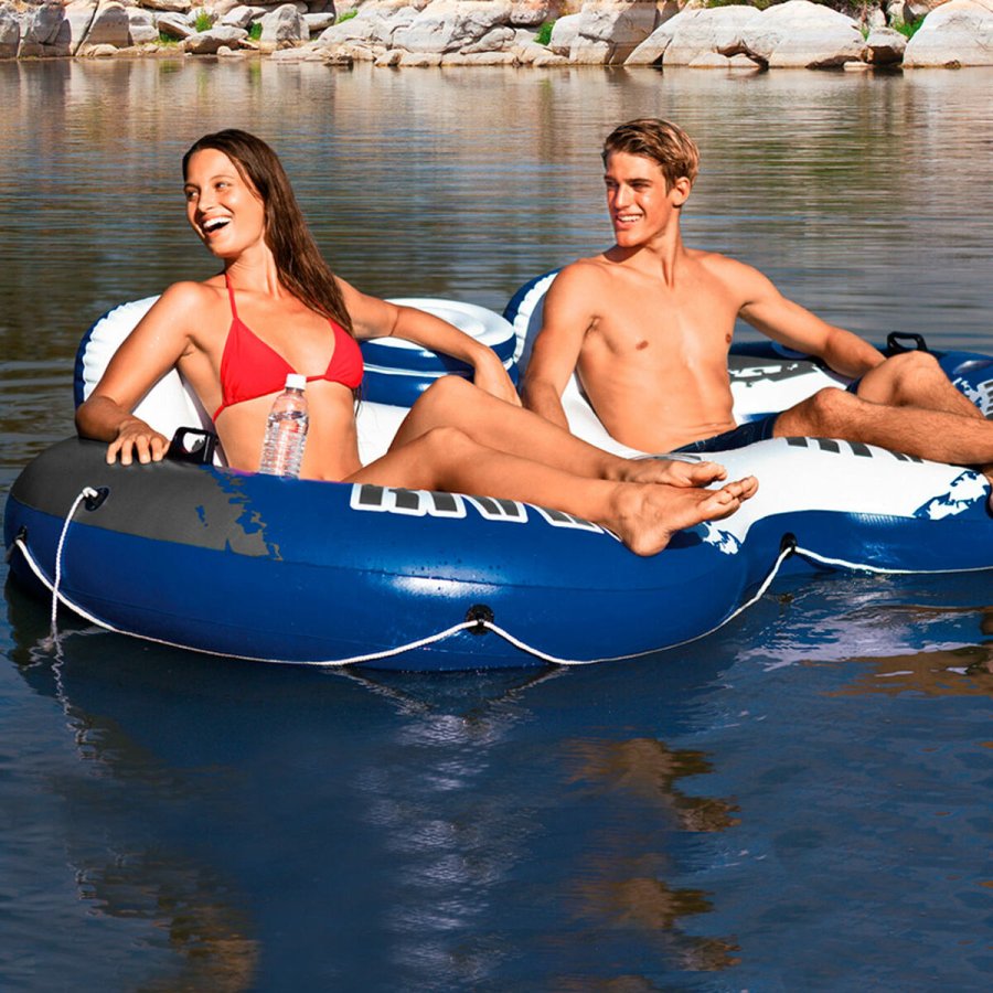 Oppusteligt hjul Intex River Run 2 243 x 51 x 157 cm Bl Hvid (3 enheder) #15