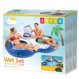 Oppusteligt hjul Intex River Run 2 243 x 51 x 157 cm Bl Hvid (3 enheder) #36