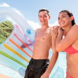 Oppustelig poolstol Intex Regnbue 160 x 53 x 85 cm (6 enheder) #36