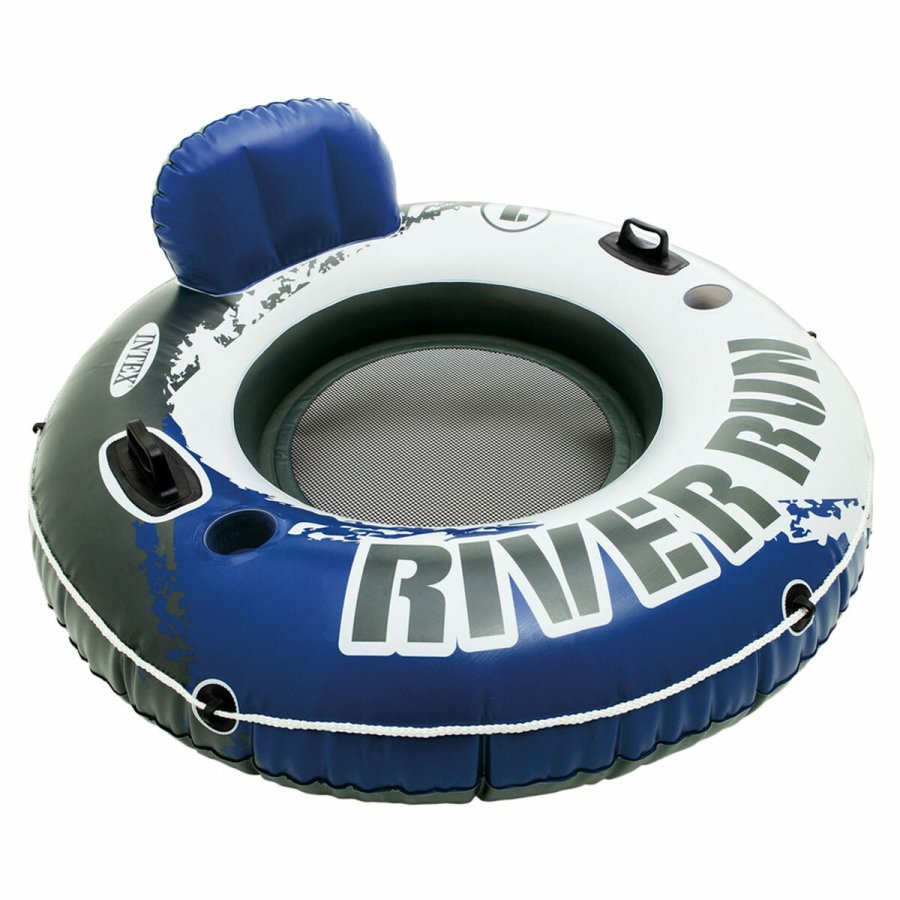 Oppustelig poolstol Intex River Run Bl Hvid 135 x 13,5 cm (6 enheder) #2