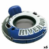 Oppustelig poolstol Intex River Run Bl Hvid 135 x 13,5 cm (6 enheder) #1