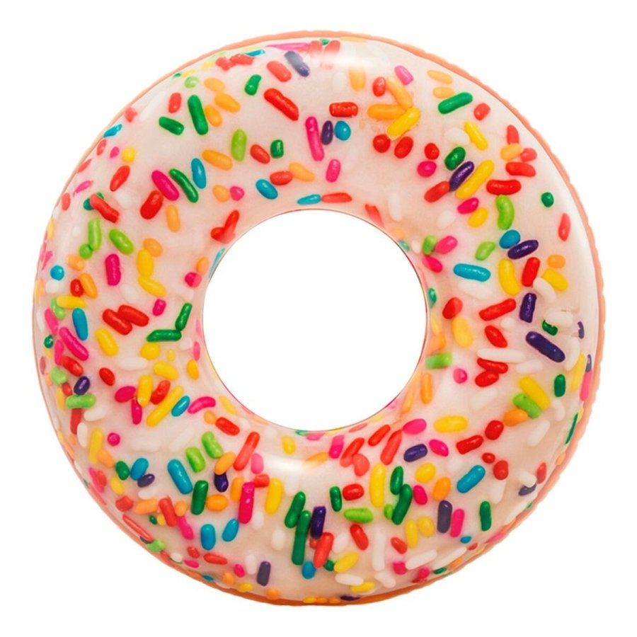 Oppusteligt hjul Intex Donut Hvid 114 x 25 x 114 cm (12 enheder) #8