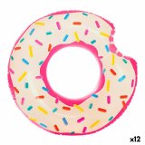 Oppusteligt hjul Intex Donut Pink 107 x 99 x 23 cm (12 enheder) #1
