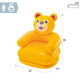 Oppustelige lnestol Intex HAPPY ANIMAL 66 x 79 x 64 cm (12 enheder) #25