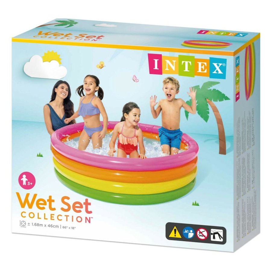 Oppustelig Pool til Brn Intex Sunset Ringe 780 L 168 x 46 x 168 cm (6 enheder) #22