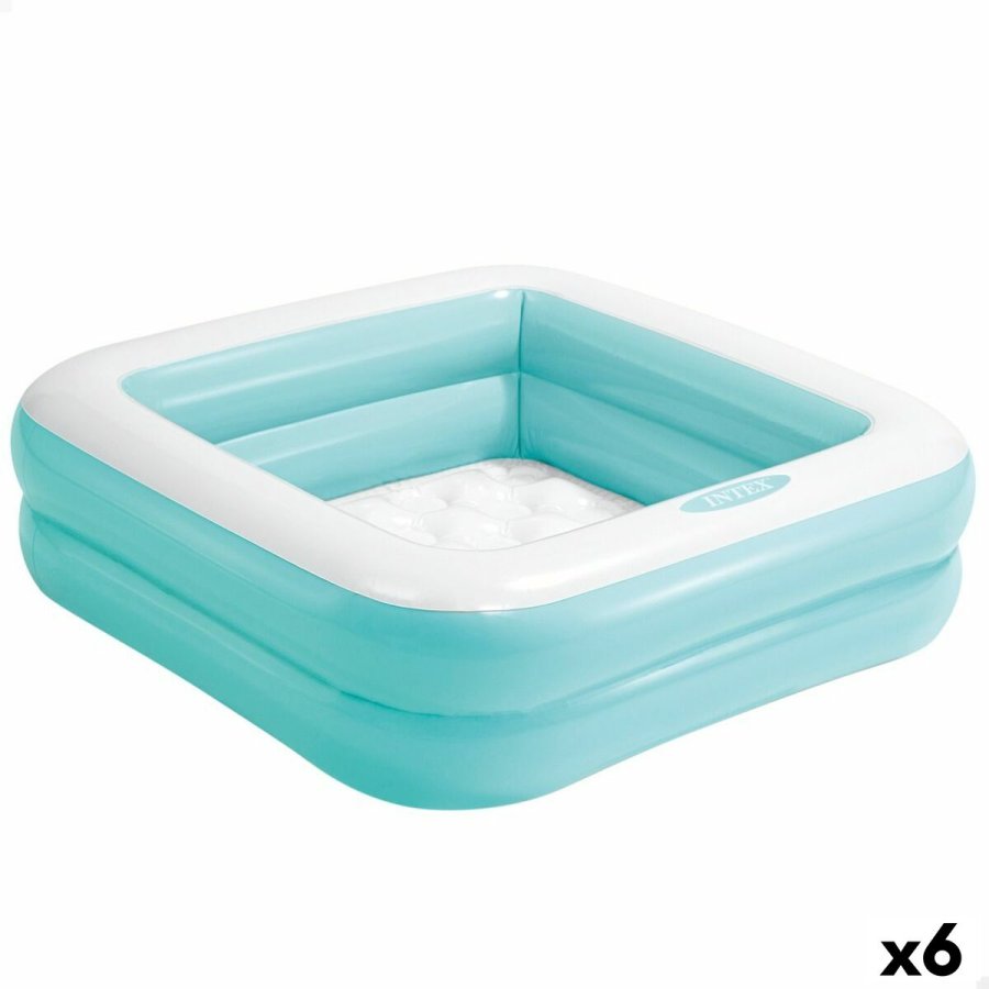 Oppustelig Pool til Brn Intex Firkantet 57 L 86 x 25 x 86 cm (6 enheder) #1