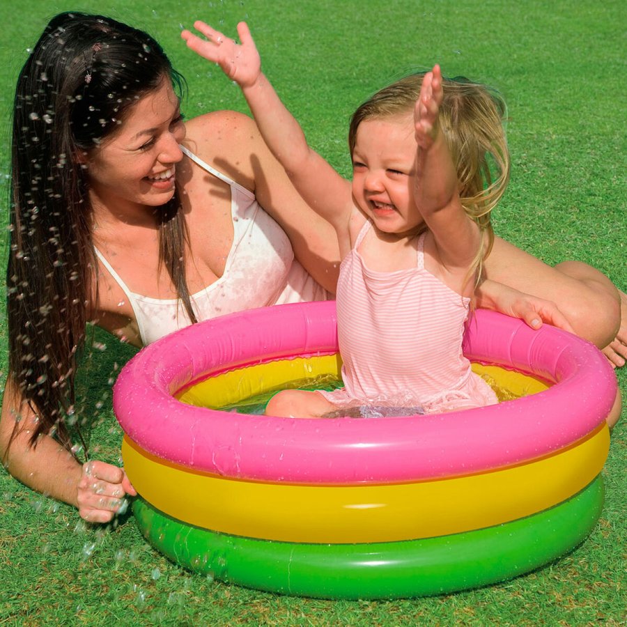 Oppustelig Pool til Brn Intex Sunset Glow Ringe 28 L 61 x 22 x 61 cm (12 enheder) #22