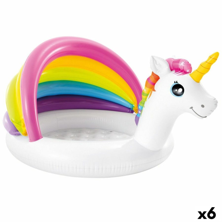 Oppustelig Pool til Brn Intex Enhjrning Markise 45 L 102 x 69 x 127 cm (6 enheder) #1
