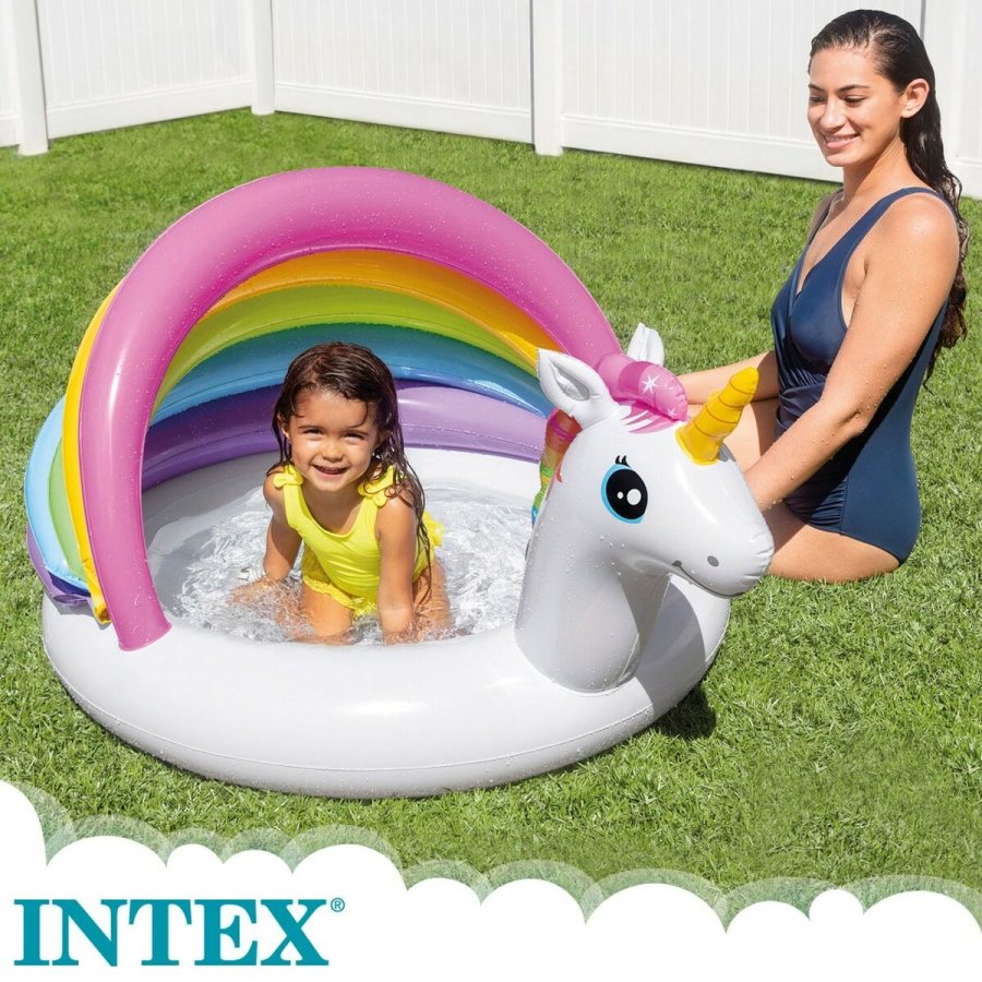 Oppustelig Pool til Brn Intex Enhjrning Markise 45 L 102 x 69 x 127 cm (6 enheder) #3