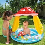 Oppustelig Pool til Brn Intex Champignoner Markise 45 L 102 x 89 x 102 cm (6 enheder) #15