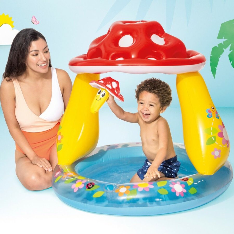 Oppustelig Pool til Brn Intex Champignoner Markise 45 L 102 x 89 x 102 cm (6 enheder) #22