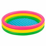 Oppustelig Pool til Brn Intex Sunset Ringe 131 L 114 x 25 x 114 cm (6 enheder) #8