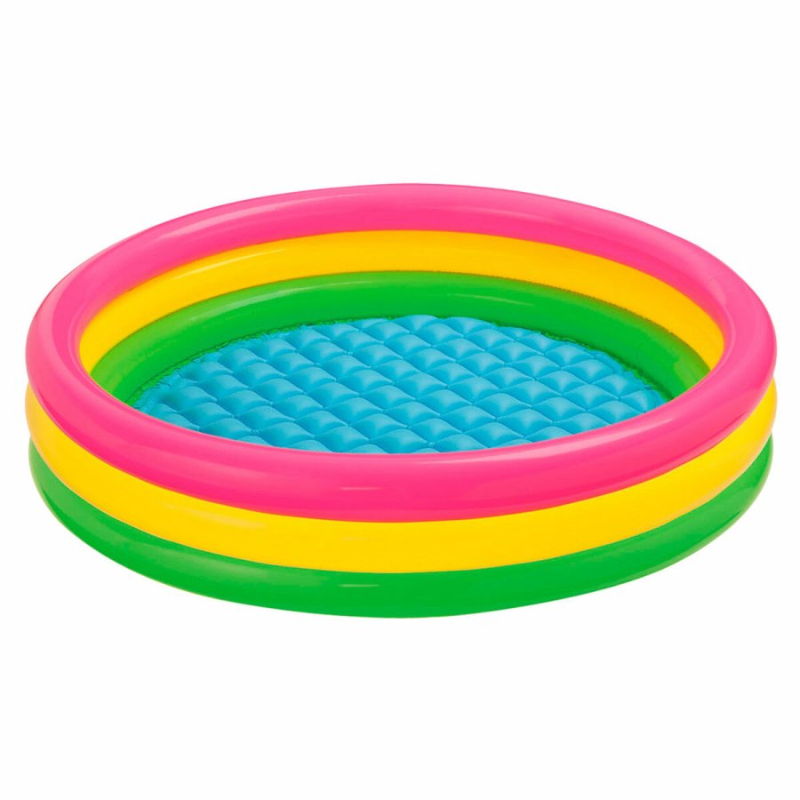 Oppustelig Pool til Brn Intex Sunset Ringe 131 L 114 x 25 x 114 cm (6 enheder) #8