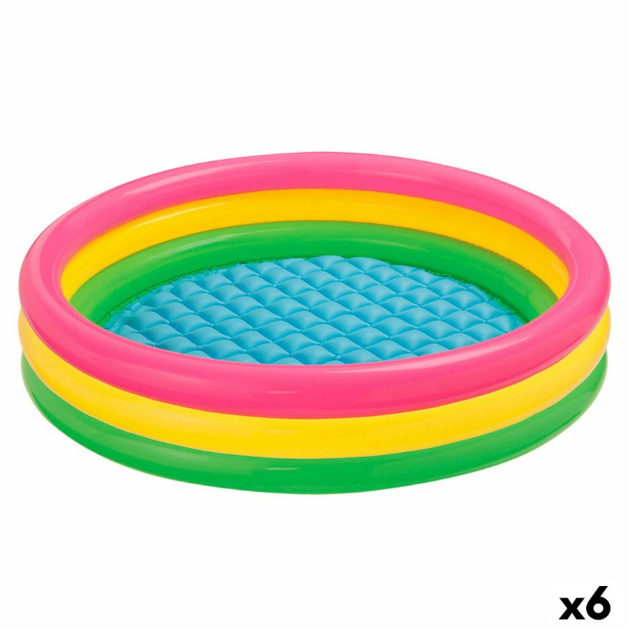 Oppustelig Pool til Brn Intex Sunset Ringe 275 L 147 x 33 x 147 cm (6 enheder) #1