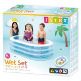 Oppustelig Pool til Brn Intex Oval Bl Hvid 230 L 163 x 46 x 107 cm (6 enheder) #22