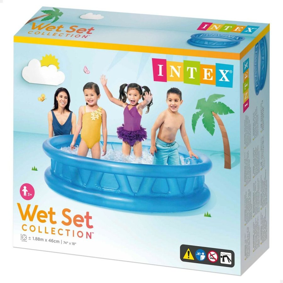 Oppustelig Pool til Brn Intex Bl Cirkulr 790 L 188 x 46 x 188 cm (3 enheder) #22