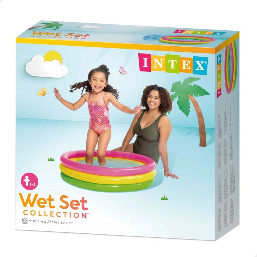 Oppustelig Pool til Brn Intex Sunset Ringe 68 L 86 x 25 x 86 cm (6 enheder) #22