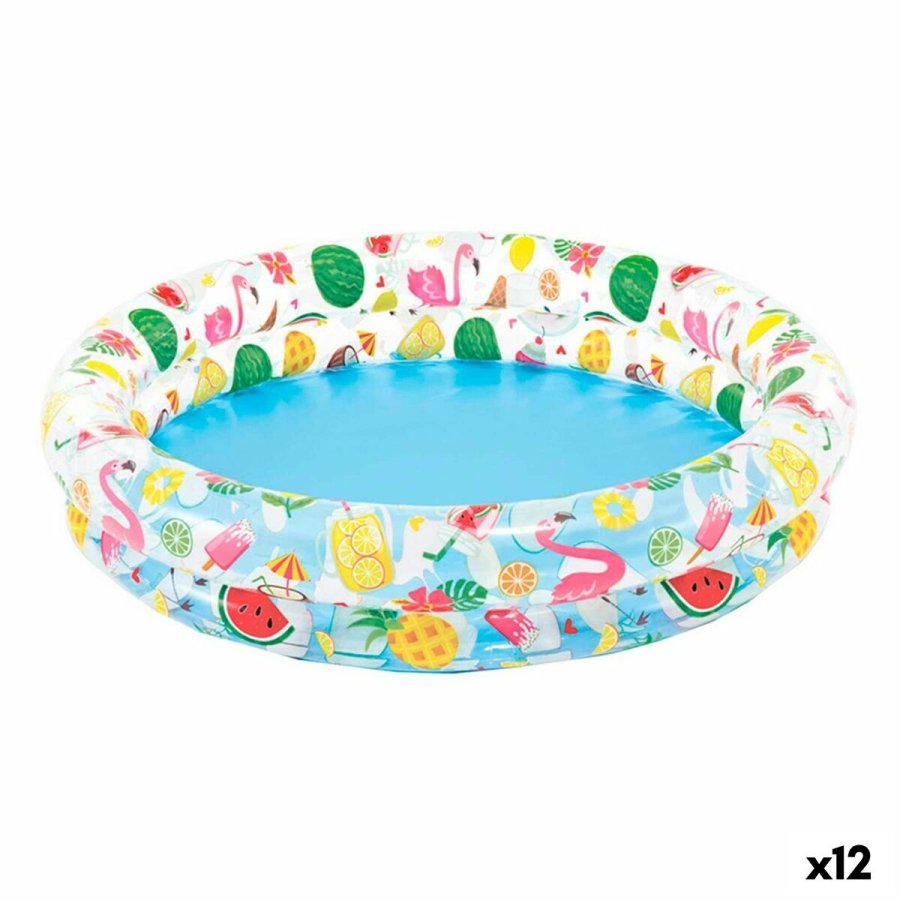 Oppustelig Pool til Brn Intex Tropisk Ringe 150 l 122 x 25 cm (12 enheder) #1