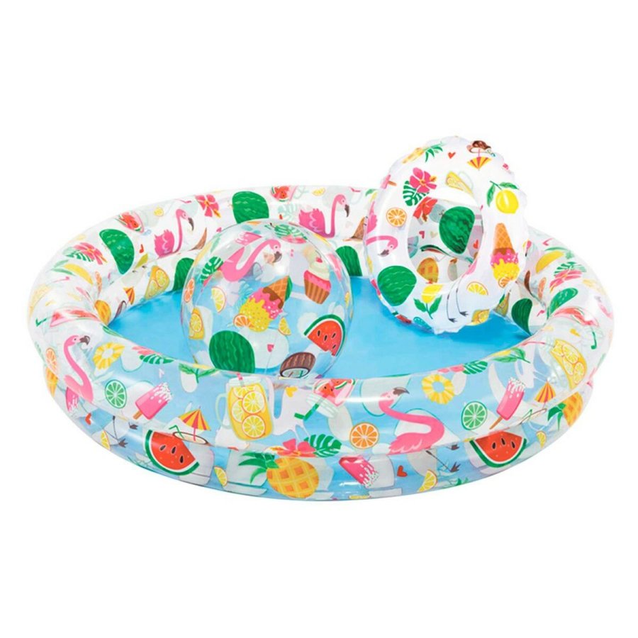 Oppustelig Pool til Brn Intex Tropisk Ringe 150 l 122 x 25 cm (12 enheder) #8