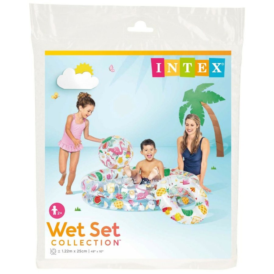 Oppustelig Pool til Brn Intex Tropisk Ringe 150 l 122 x 25 cm (12 enheder) #29
