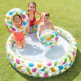 Oppustelig Pool til Brn Intex Ananas Ringe 248 L 132 x 28 x 132 cm (12 enheder) #15