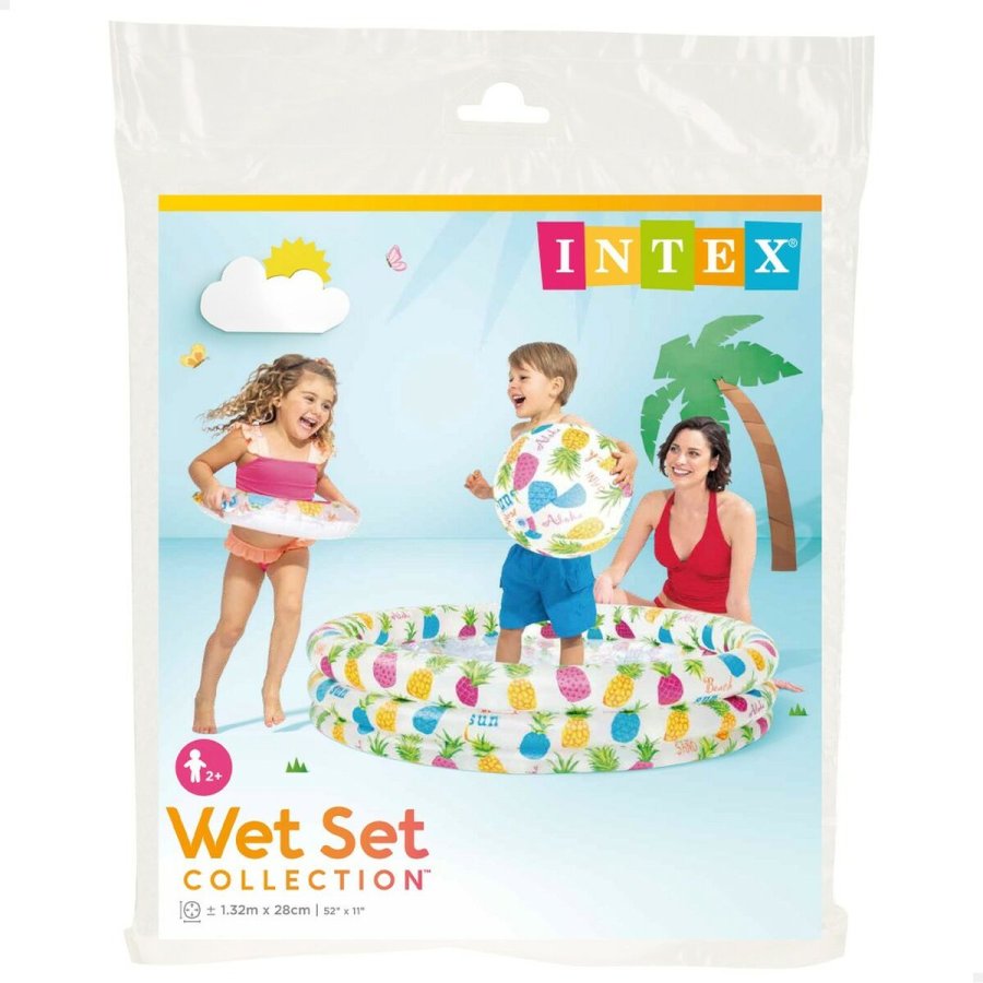 Oppustelig Pool til Brn Intex Ananas Ringe 248 L 132 x 28 x 132 cm (12 enheder) #22