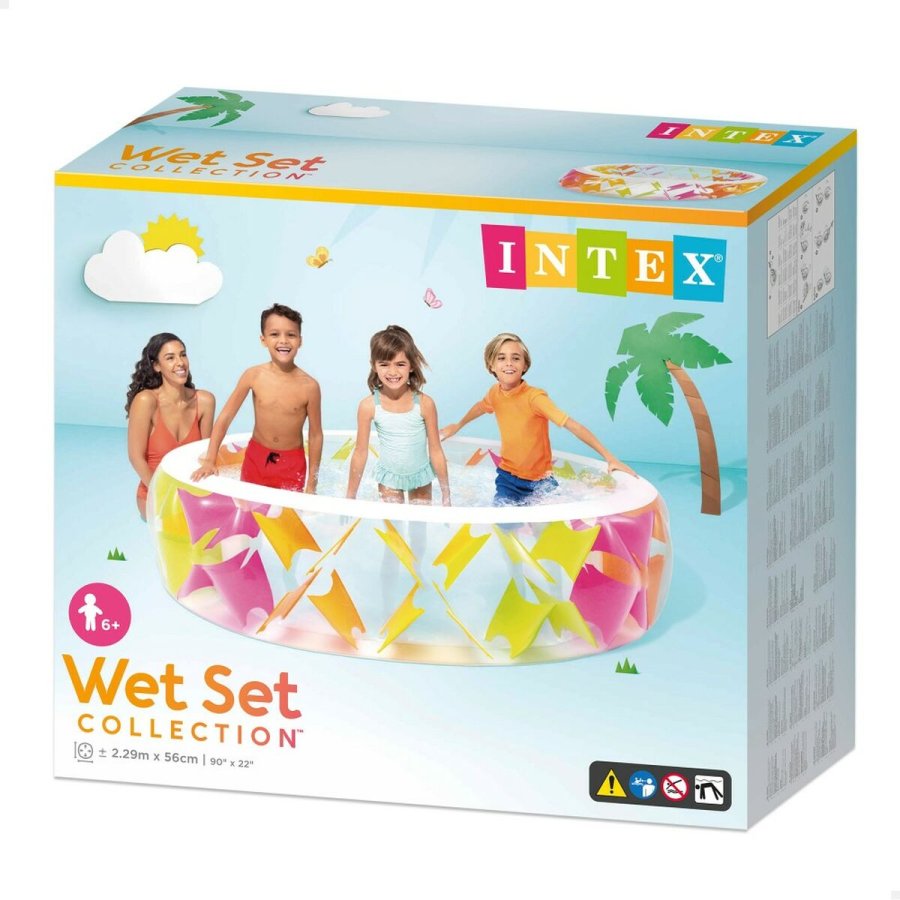 Oppustelig Pool Intex 840 L 229 x 56 x 229 cm (2 enheder) #22